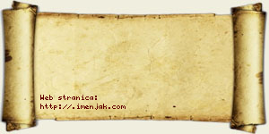 Nada Bzenić vizit kartica